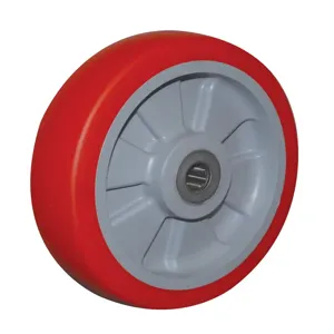 WESCO 53733 8 Diameter Polypropylene Hub Moldon Polyurethane Wheel, 800 lbs Capacity | AG7KTQ PP8