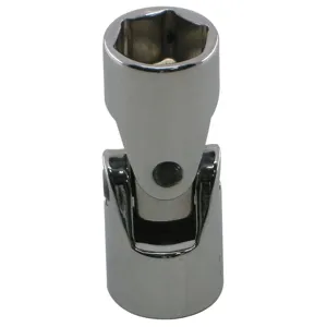 WESTWARD 10E202 Flex Socket 1/2 Inch Drive 7/8 Inch 6 Point Standard | AA2DBN