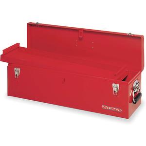 WESTWARD 10J164 Portable Tool Box 30 W x 8 D x 9 H Steel Red | AA2GUC