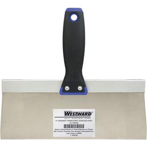 WESTWARD 13A722 Taping Knife Stainless Steel 8-3/4 x 10 Inch Ergosoft | AA4RDC