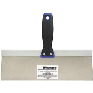 WESTWARD 13A723 Taping Knife Stainless Steel 8-3/4 x 12 Inch Ergosoft | AA4RDD