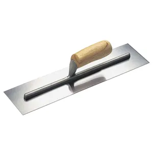 WESTWARD 13A737 Cement Trowel 14 x 4 Steel Wood | AA4RDN