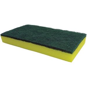 WESTWARD 13A761 Sponge Scrubber 9x4-1/2 Inch Green/yellow | AA4REL