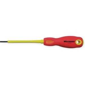 WESTWARD 1YXJ8 Insulated Slotted Screwdriver 3/32 x 3 In | AB4MHN