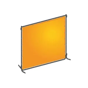 WESTWARD 22RN68 Welding Screen 4 Feet Width 6 Feet Yellow | AB6YHZ