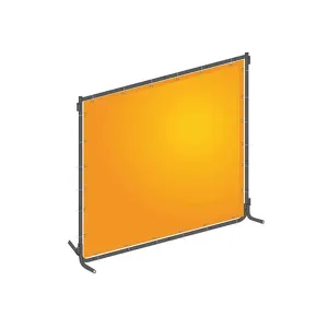 WESTWARD 22RN70 Welding Screen 8 Feet Width 6 Feet Yellow | AB6YJB