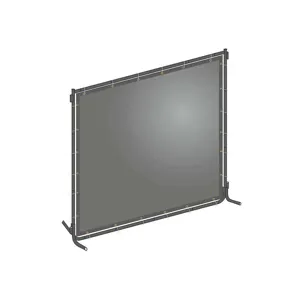 WESTWARD 22RN75 Welding Screen 6 Feet Width 6 Feet Gray | AB6YJG