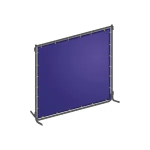 WESTWARD 22RN77 Welding Screen 4 Feet Width 6 Feet Blue | AB6YJJ