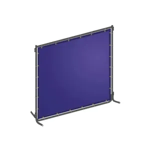 WESTWARD 22RN79 Welding Screen 8 Feet Width 6 Feet Blue | AB6YJL