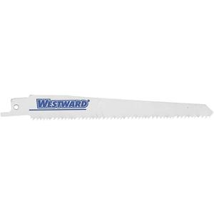 WESTWARD 24A564 Reciprocating Saw Blades 10 Tpi 6 x 3/4 Inch 5 Pk | AB7TYD