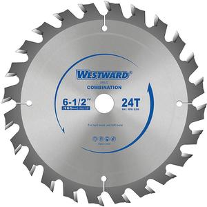 WESTWARD 24EL52 Circular Saw Blades 6-1/2 Inch 24t | AB7WQA