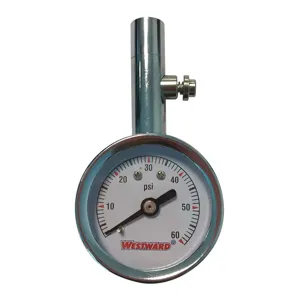 WESTWARD 2HKY6 Dial Tire Press Gauge 0 To 60 Psi | AC2BZQ