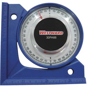 WESTWARD 30PA66 Angle Finder 90 Degree 3-1/2 Inch Blue | AH2XPM