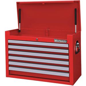 WESTWARD 32H833 Top Chest 26 x 16-1/2 x 18-7/16 Inch Red | AC6ABY