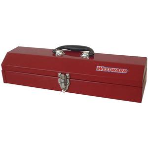 WESTWARD 36Y010 Tool Box 19-1/4 W x 6 D x 4 H Red | AC7AFY