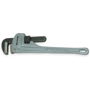 WESTWARD 3MA12 Straight Pipe Wrench Aluminium 14 Inch | AD2AYW