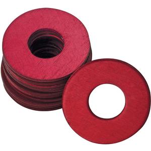 WESTWARD 44C509 Grease Fitting Washer 1/4 inch Red - Pack of 25 | AD4UNU