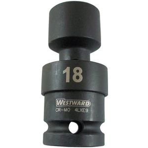 WESTWARD 4LXG1 Flex Impact Socket 1/2 Inch Drive 7/8 Inch 6pts | AD8RJX