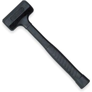 WESTWARD 4YR66 Dead Blow Hammer 2 1/4 Pfund Stahl mit Gummi | AE2NRK
