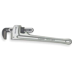 WESTWARD 4YR90 Straight Pipe Wrench Aluminium 18 Inch | AE2NRT