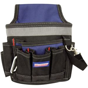 WESTWARD 5MZL6 Electricians Tool Pouch 6 Pkt | AE4VNH