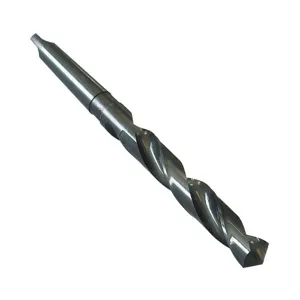 WESTWARD 5TVH4 Taper Shank Drill 1 3/8 #4 Morse Taper Black Oxide | AE6LNK