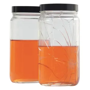 WHEATON 216629 Safety Coated Jar 16 Ounce PK12 | AJ2DFY 48H722