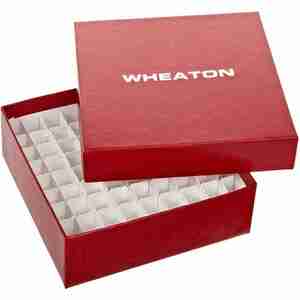 WHEATON 651490 Aufbewahrungsbox für 81 1-ml-Fläschchen, 15 Stück | AF7XVC 23MV87