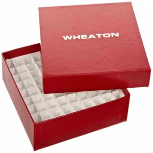 WHEATON 651490 Storage Box Holds 81 1ml Vials Pk 15 | AF7XVC 23MV87