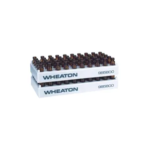 WHEATON 985800 Vial Rack Holds 50 PK5 | AG9ZLQ 23NF46