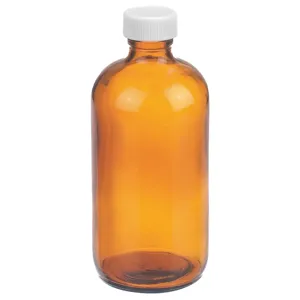 WHEATON W216839 Boston Round Bottle 8 Ounce PK12 | AJ2CEQ 46Z271