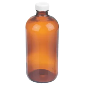 WHEATON W216846 Boston Round Bottle 16 Ounce PK12 | AJ2CEY 46Z278