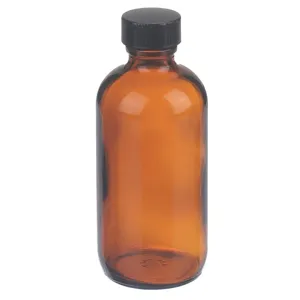 WHEATON W216850 Boston Round Bottle 4 Ounce PK24 | AJ2CFC 46Z282