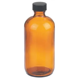 WHEATON W216851 Boston Round Bottle 8 Ounce PK12 | AJ2CFD 46Z283