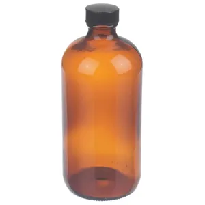 WHEATON W216852 Boston Round Bottle 16 Ounce PK12 | AJ2CFE 46Z284