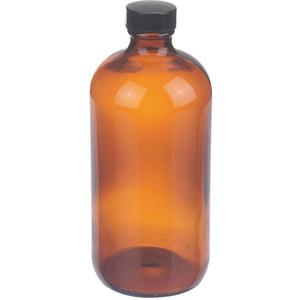 WHEATON W216857 Boston Round Bottle 16 Ounce PK12 | AJ2CFK 46Z289