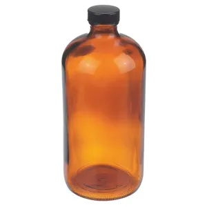 WHEATON W216858 Boston Round Bottle 32 Ounce PK12 | AJ2CFL 46Z290