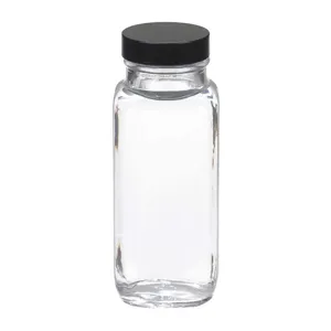 WHEATON W216887 Square Bottle 8 Ounce PK24 | AJ2DJM 48H789