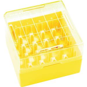 WHEATON W651702-Y KeepIT Freezer Box Yellow, 75mm x 75mm x 52mm, PK10 | AG6UEB 48H502