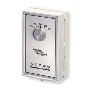 WHITE-RODGERS 1E30N-910 Low V Thermostat H Only Hg Free Vertical | AC2HGR 2KFX9