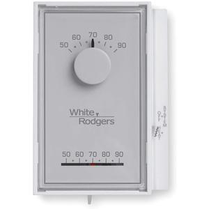 WHITE-RODGERS 1E50N-301 Low V Thermostat H Only Vertical White | AC2HGV 2KFY3