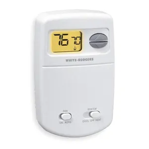 WHITE-RODGERS 1E78-144 Digital Thermostat 1h 1c Non Programmable | AC3GGQ 2TE31