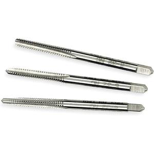 WIDIA 15240 Hand Tap Set 3 Piece High Speed Steel #6-32 H3 Limit | AD6TXW 4AHM4