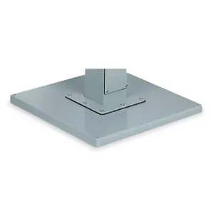 WIEGMANN WA18BASE Pedestal Base 18 x 18 Square Inch Steel Gray | AC3PEE 2VB99