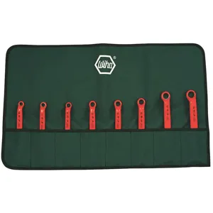 WIHA TOOLS 21096 Insulated Box Wrench Set 5/16-3/4in. 8pc | AB8RGA 26X334