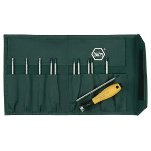 WIHA TOOLS 26985 Precision Multi-bit Screwdriver Esd 12pc | AC4KUF 30D454