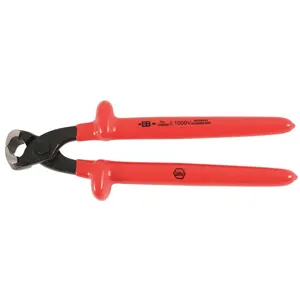 WIHA TOOLS 29250 Insulated End Cutting Nippers 10 In | AB8RCQ 26X255