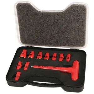 WIHA TOOLS 31395 Insulated Tool Set 11-pieces 1/4 Inch | AB8RFH 26X318