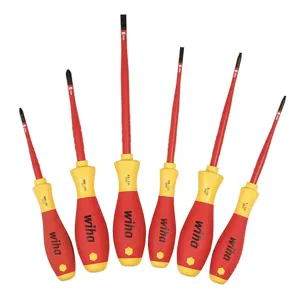 WIHA TOOLS 32196 Screwdriver Set Insulated Slimline 6 Pc | AB8RDZ 26X286