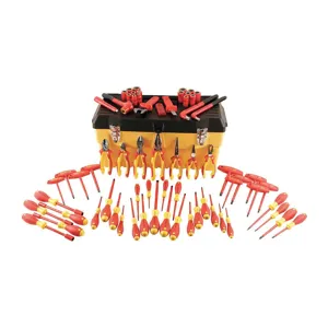 WIHA TOOLS 32876 Insulated Tool Set 66-pieces Variable | AF2KZZ 6UUG7